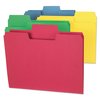 Smead SuperTab Colored File Folders, 1/3-Cut Tabs, Letter Size, Asstd, PK24 11956